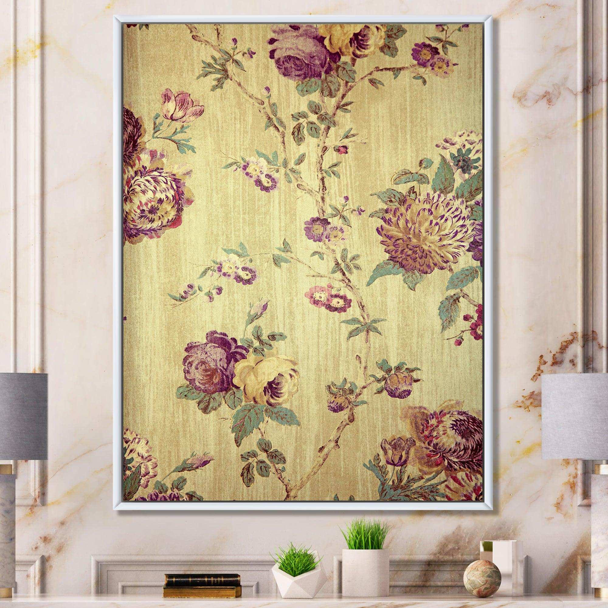 Vintage Purple Flowers