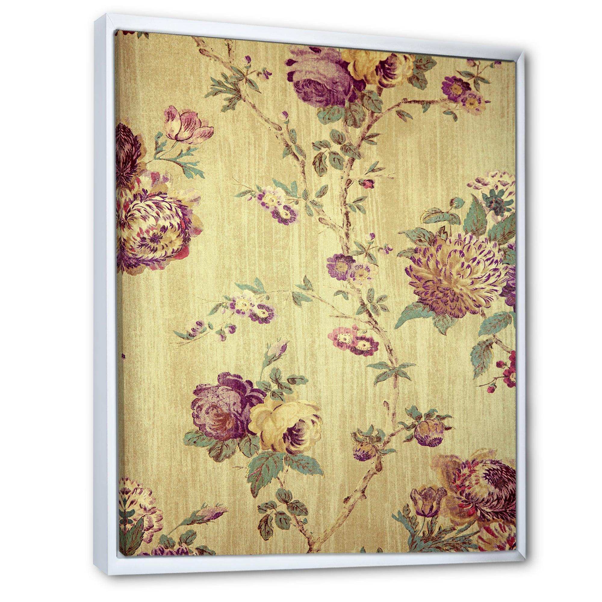 Vintage Purple Flowers