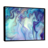 Marbled Colours in Shades of Turquoise and Purple