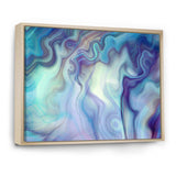 Marbled Colours in Shades of Turquoise and Purple