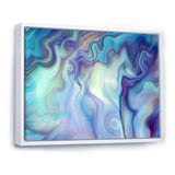 Marbled Colours in Shades of Turquoise and Purple