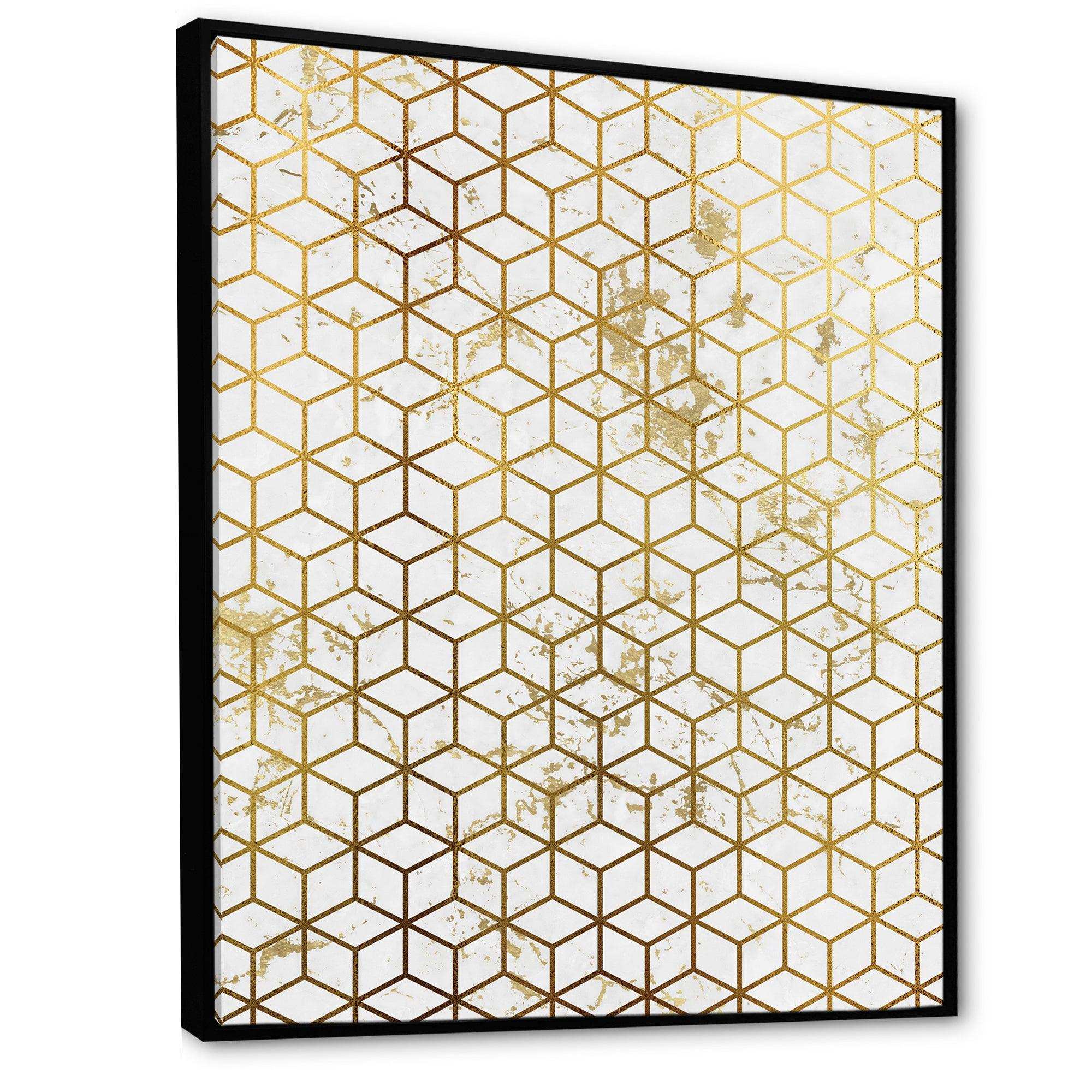 Yello and Golden Geometric Cubes