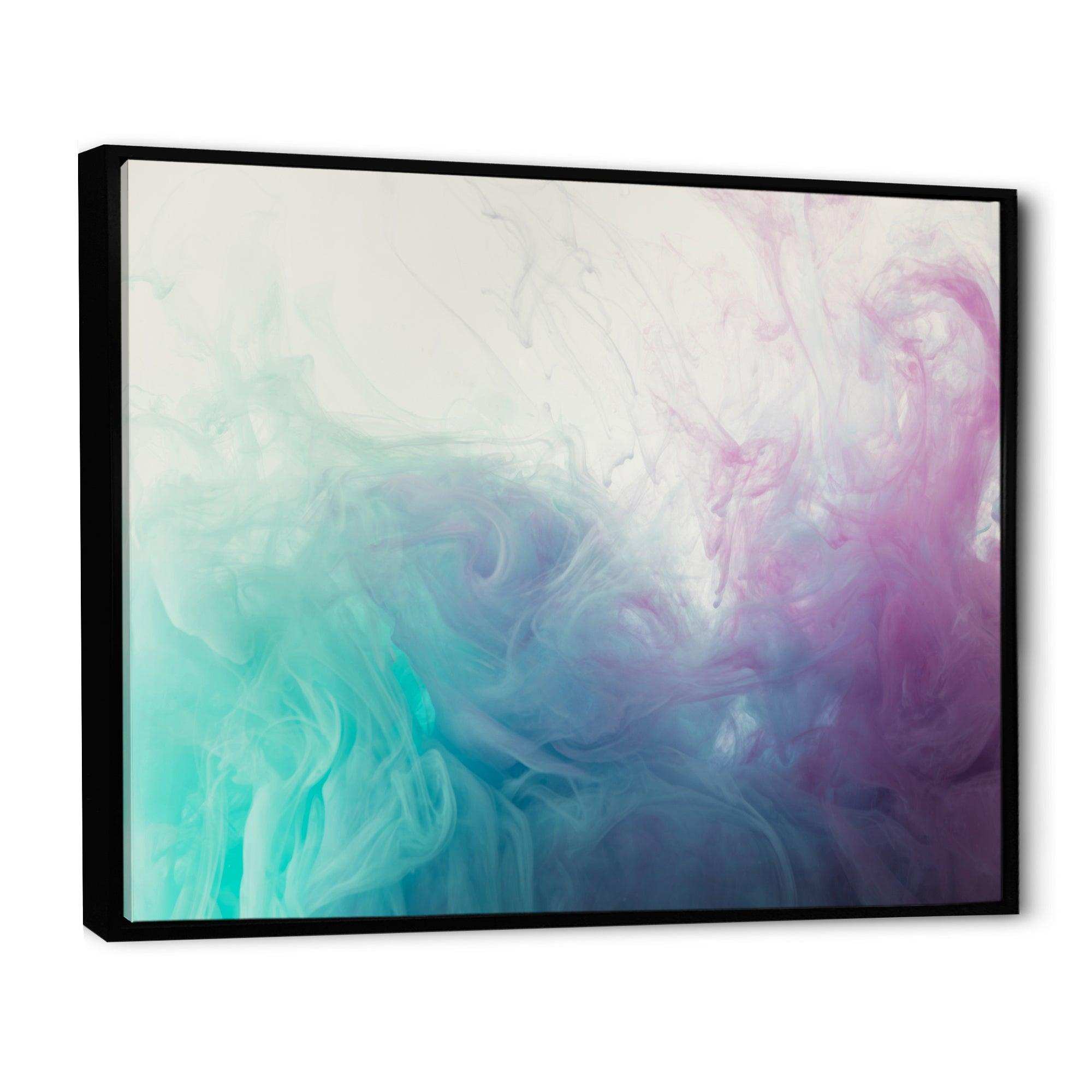 Cyan, Blue and Pink water in Ink Composition