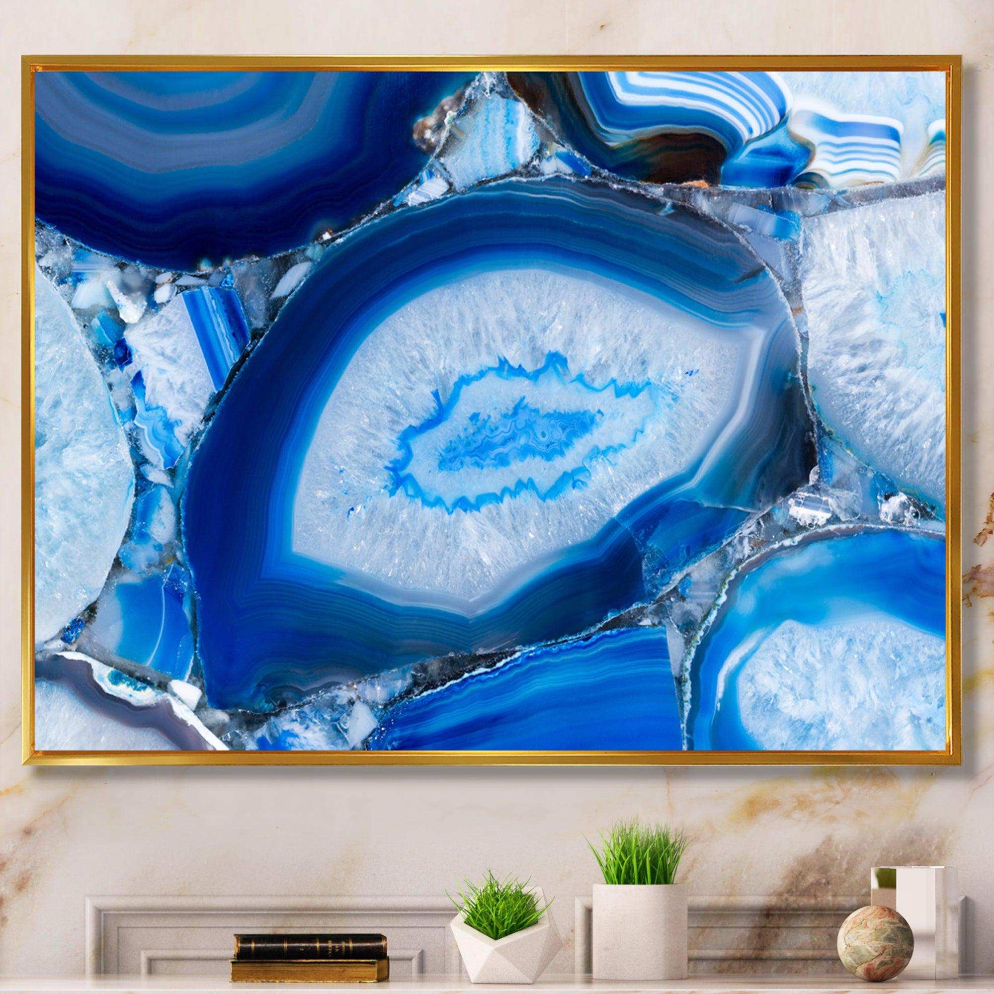 Blue Agate Geode