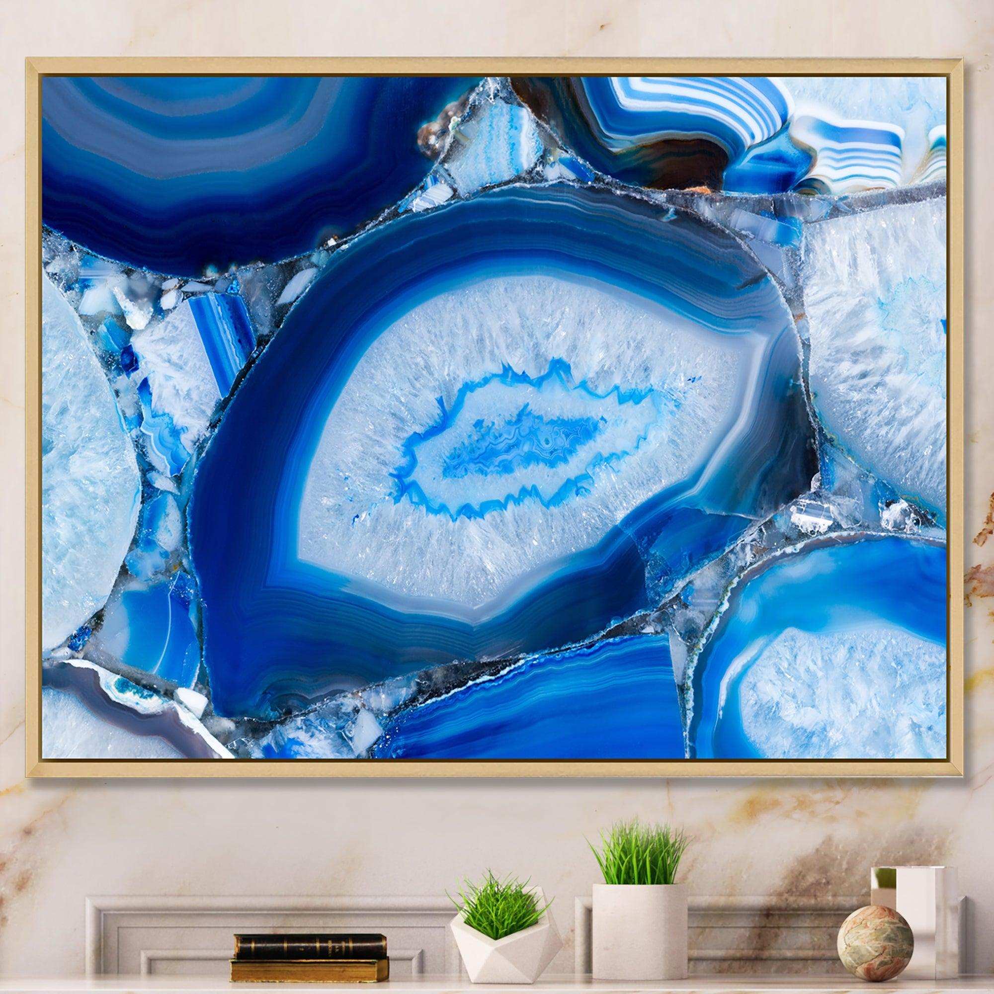 Blue Agate Geode