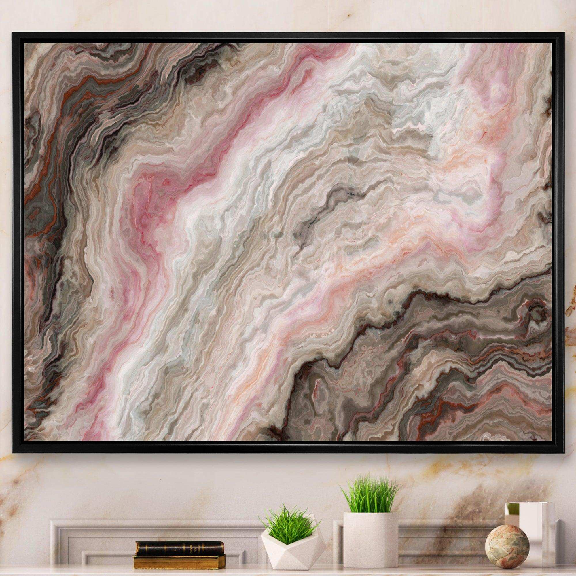 Grey Onyx with Rose Inclusions