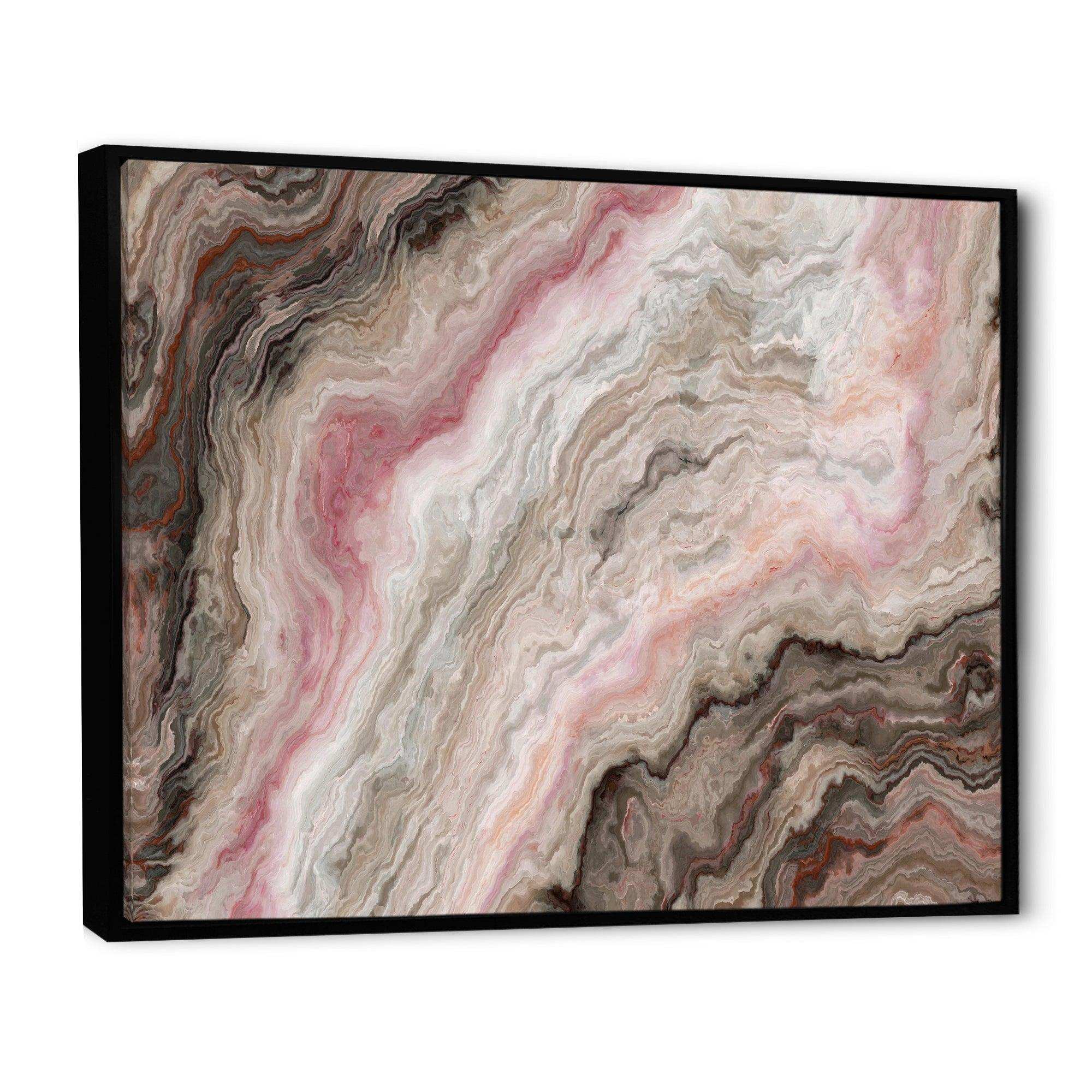 Grey Onyx with Rose Inclusions