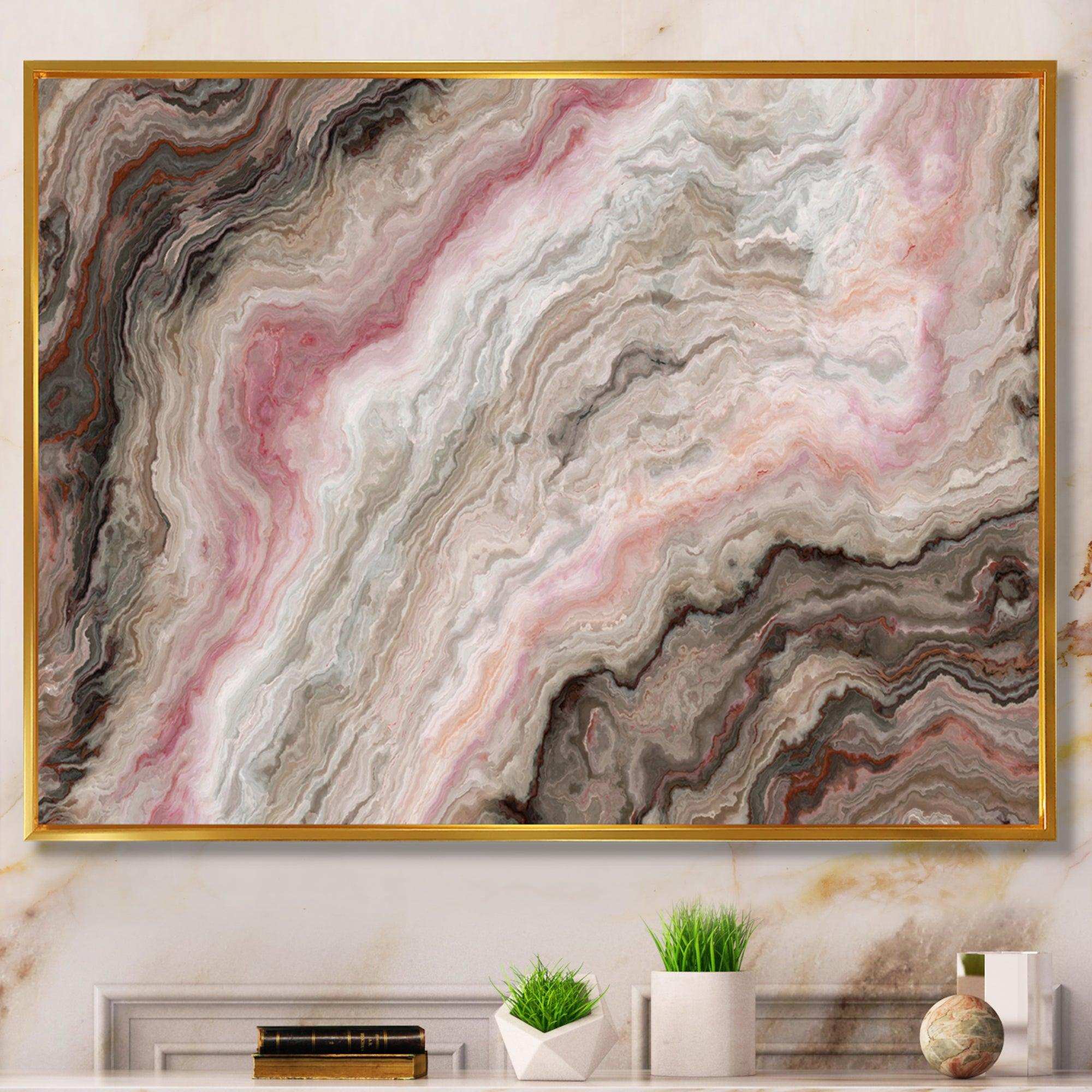 Grey Onyx with Rose Inclusions