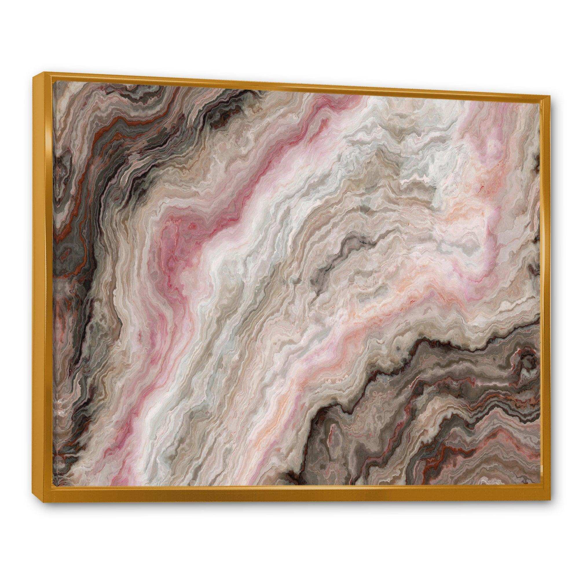 Grey Onyx with Rose Inclusions