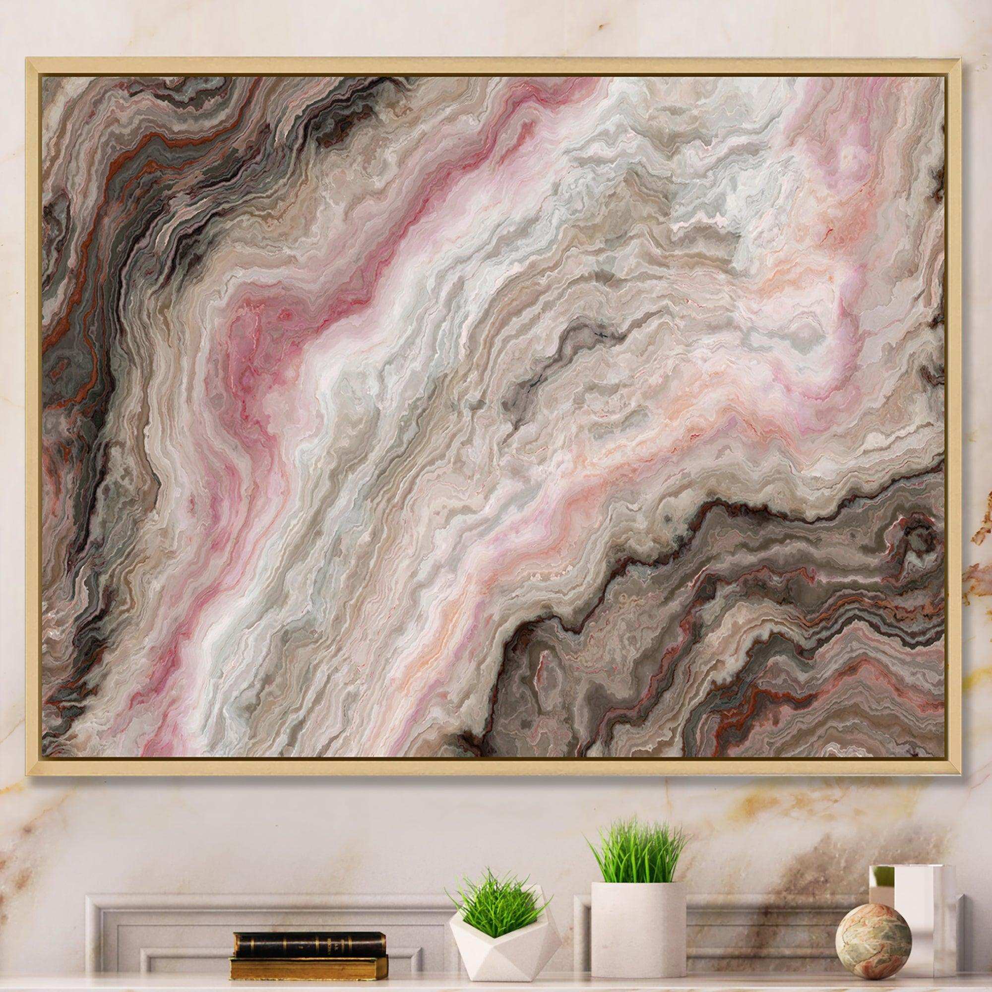 Grey Onyx with Rose Inclusions