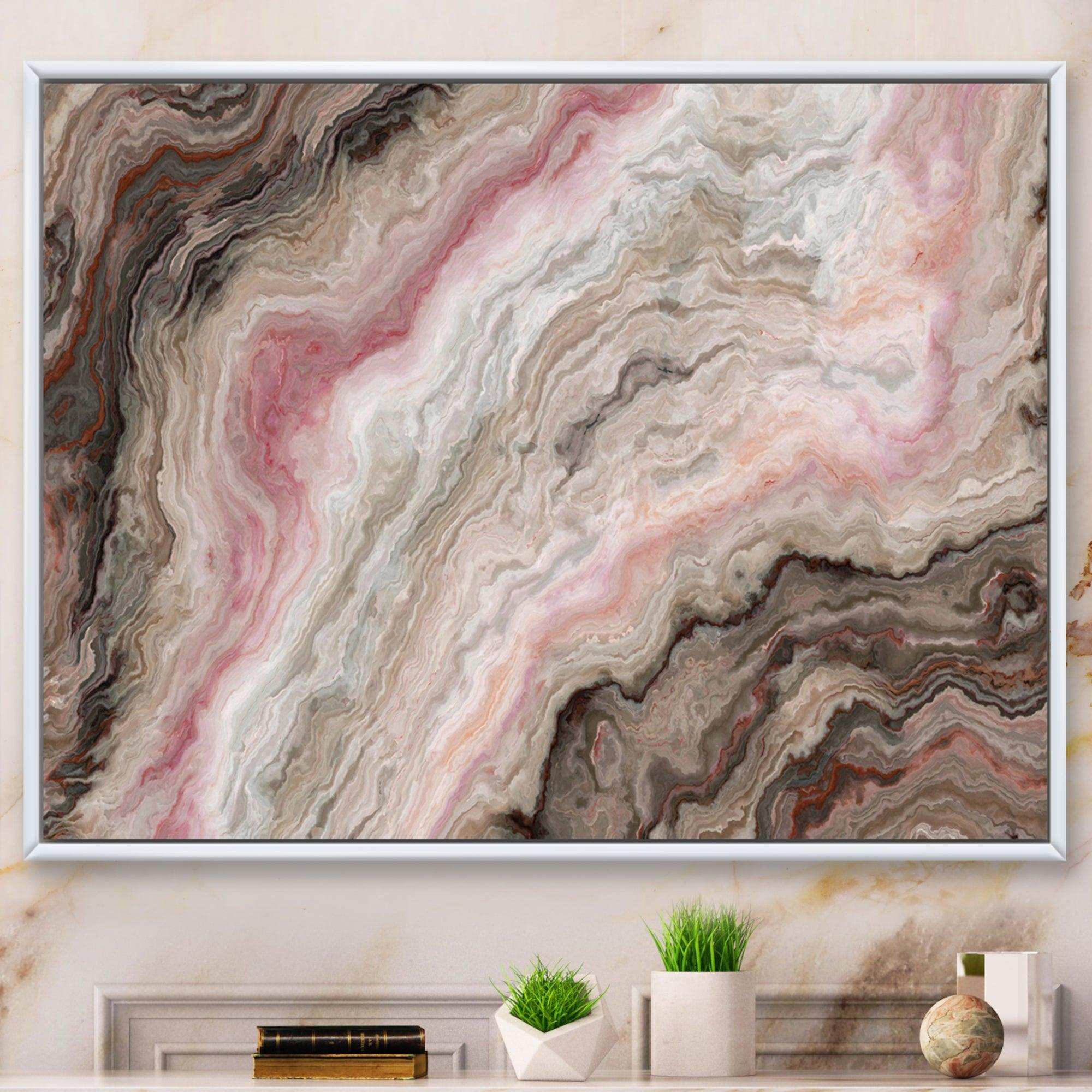 Grey Onyx with Rose Inclusions