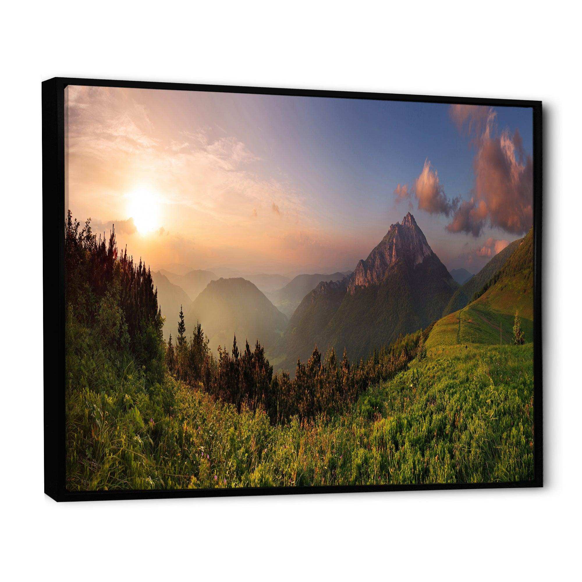 MountaIn Peak During Sunset