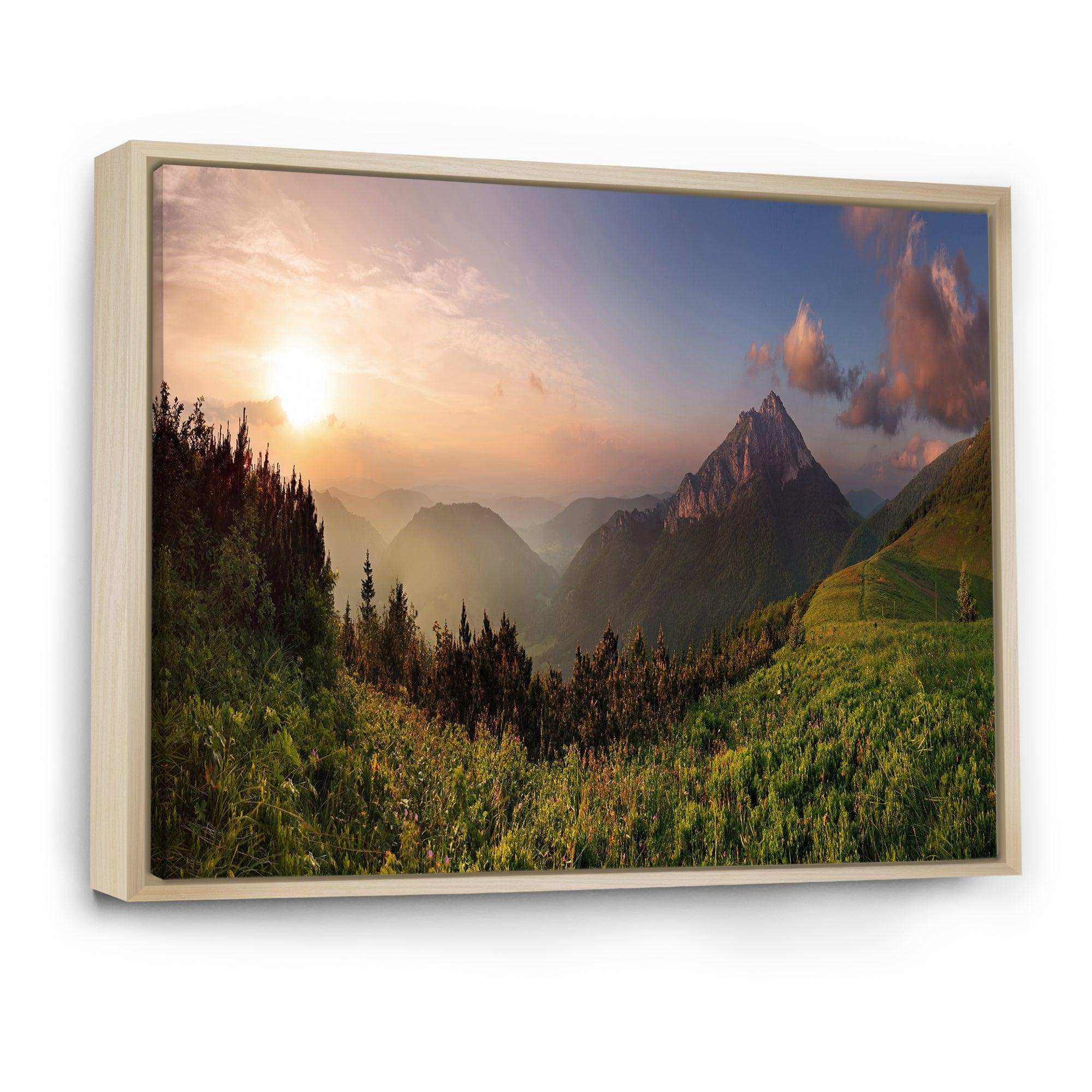 MountaIn Peak During Sunset