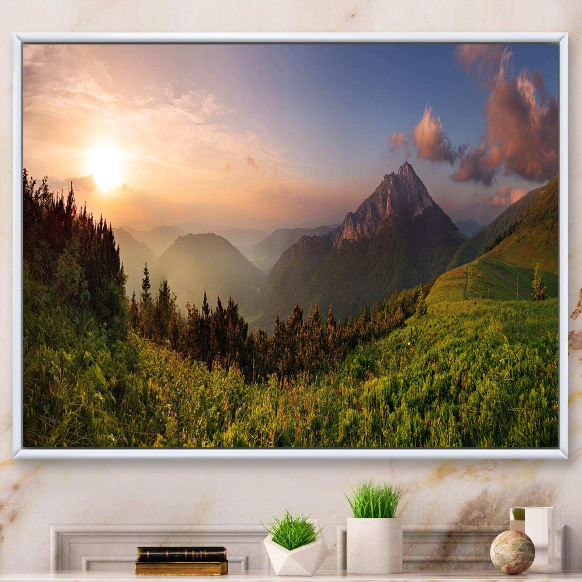 MountaIn Peak During Sunset