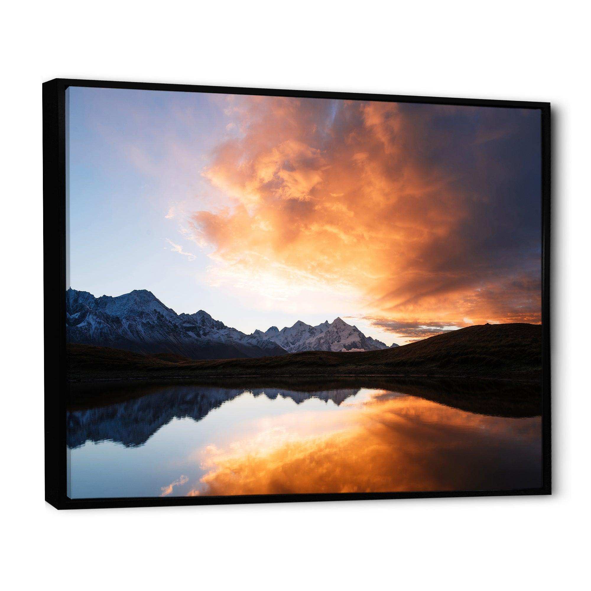 Morning Sunsrise Mountainscape