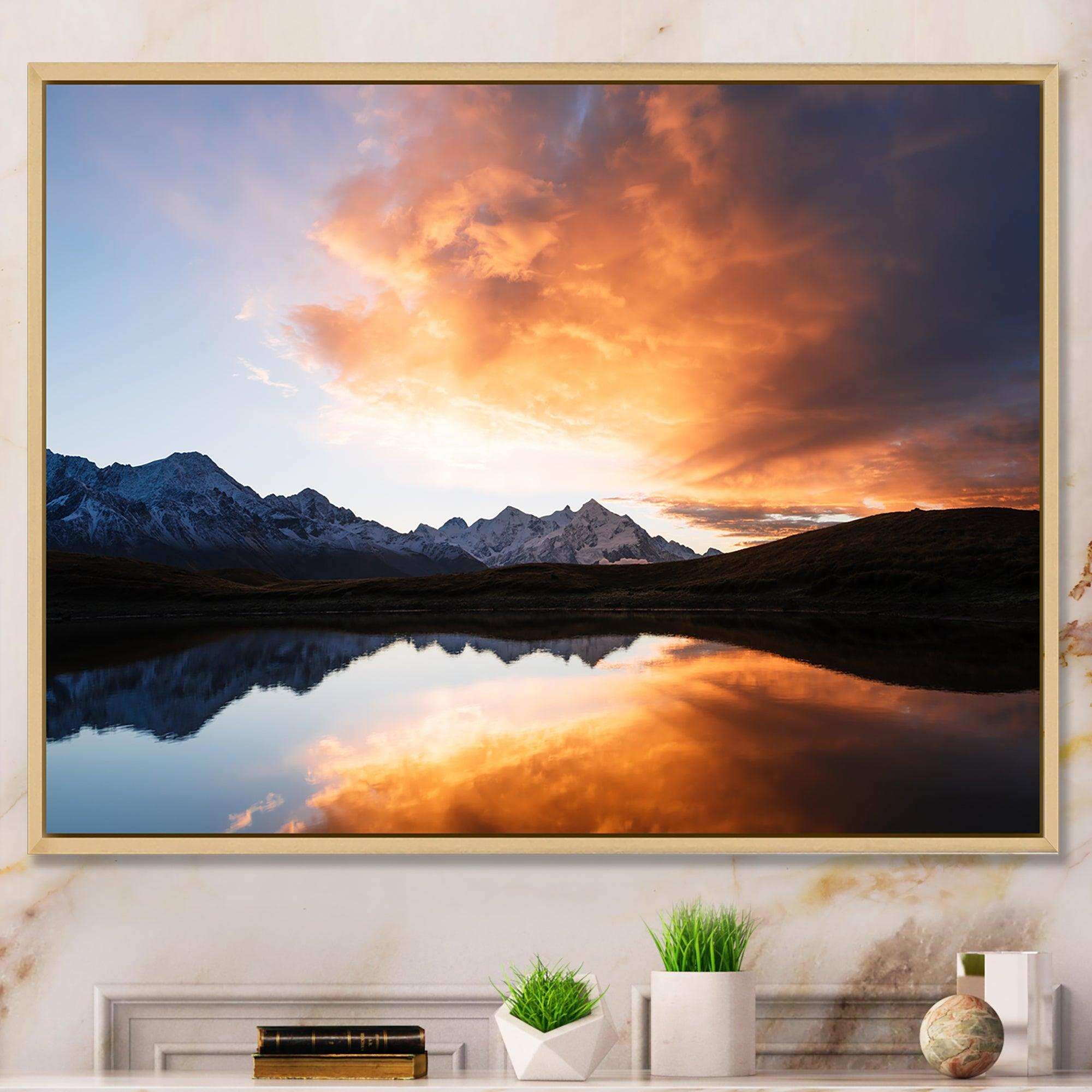 Morning Sunsrise Mountainscape