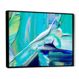 Oil On Canvas Textured Composition IX