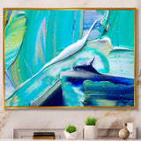 Oil On Canvas Textured Composition IX