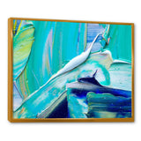 Oil On Canvas Textured Composition IX