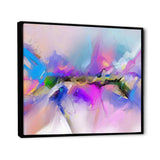 Black River On Purple And Blue Landscape