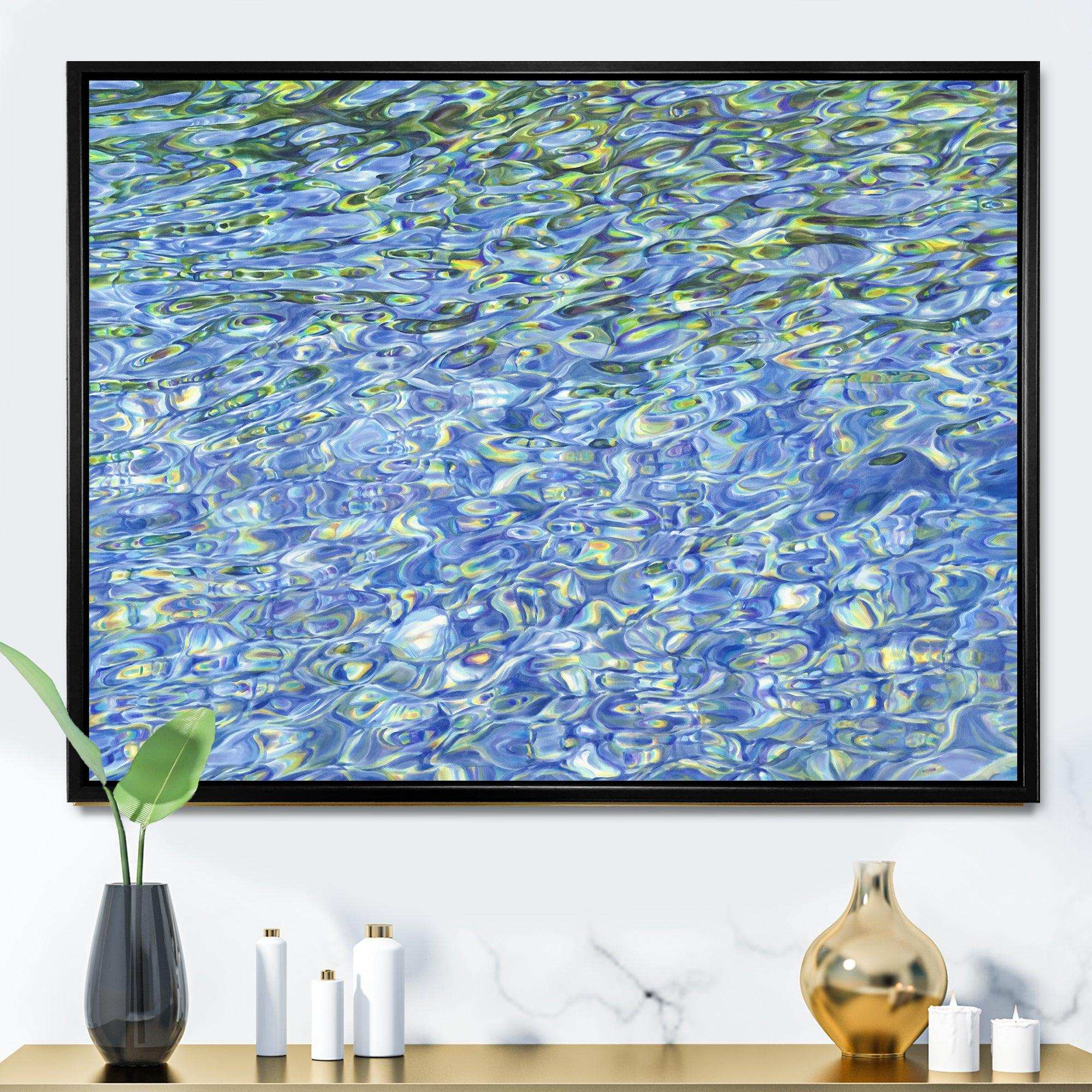 Sunny Water With Transparent Waves Reflecting Gentle Sunshine II