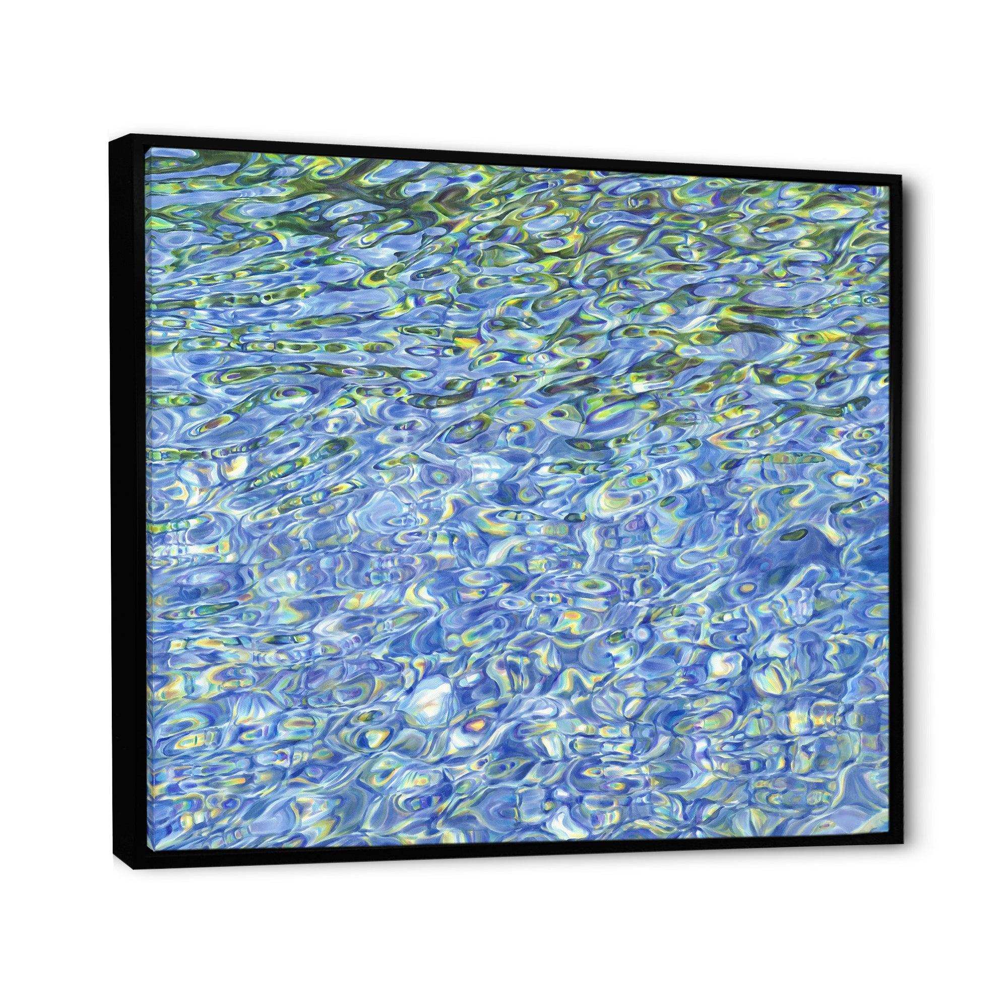 Sunny Water With Transparent Waves Reflecting Gentle Sunshine II