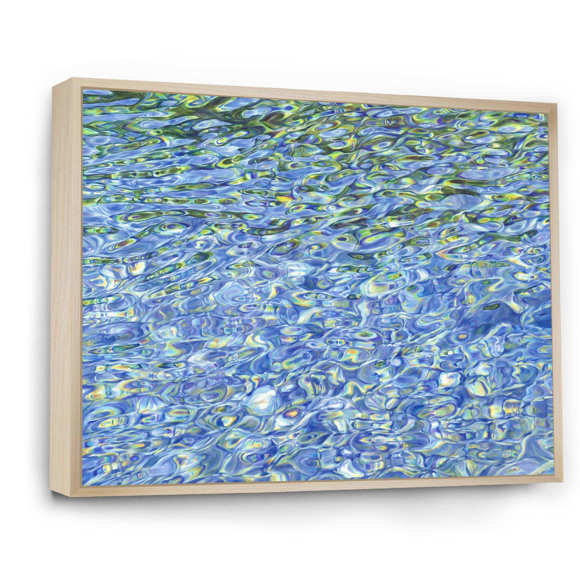 Sunny Water With Transparent Waves Reflecting Gentle Sunshine II