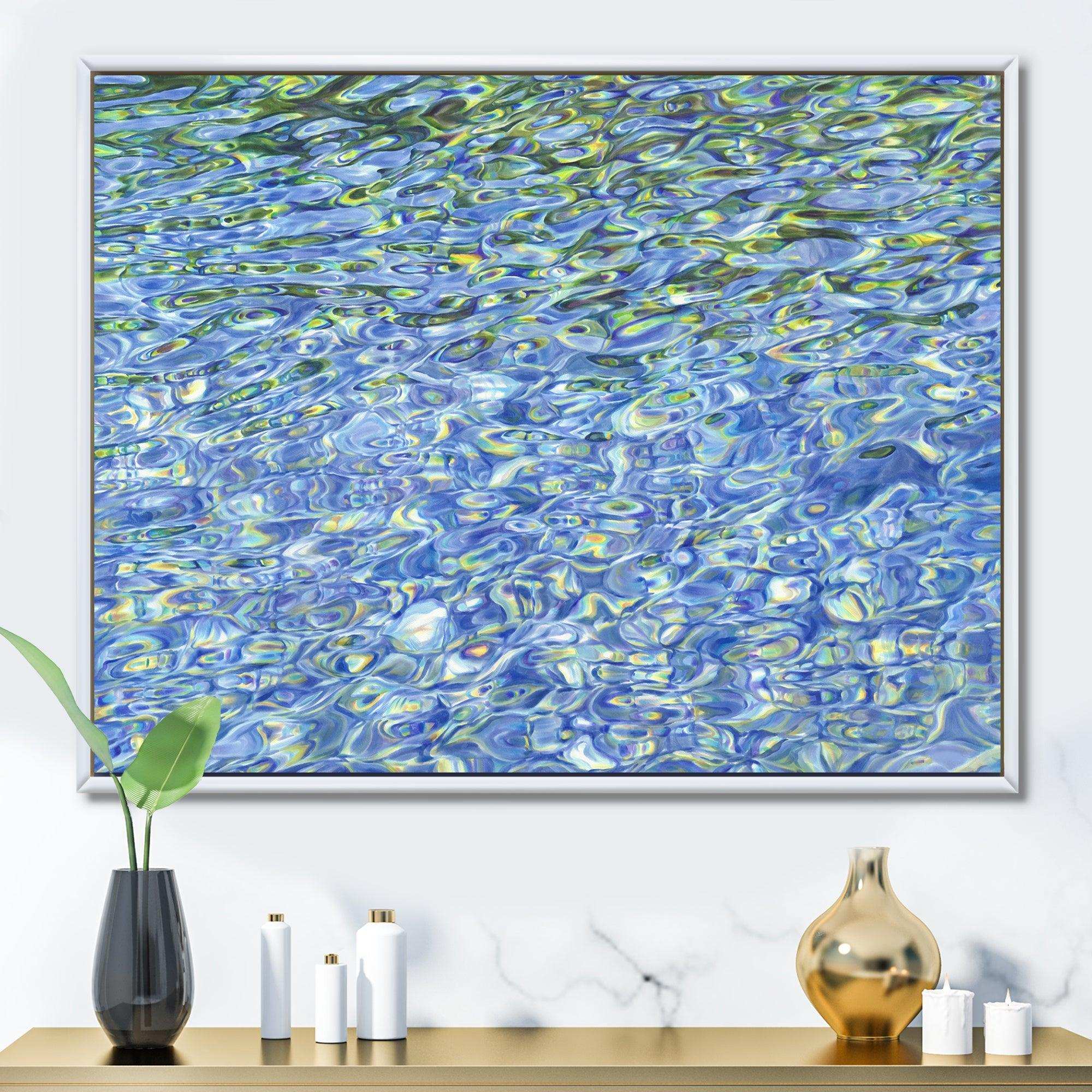 Sunny Water With Transparent Waves Reflecting Gentle Sunshine II