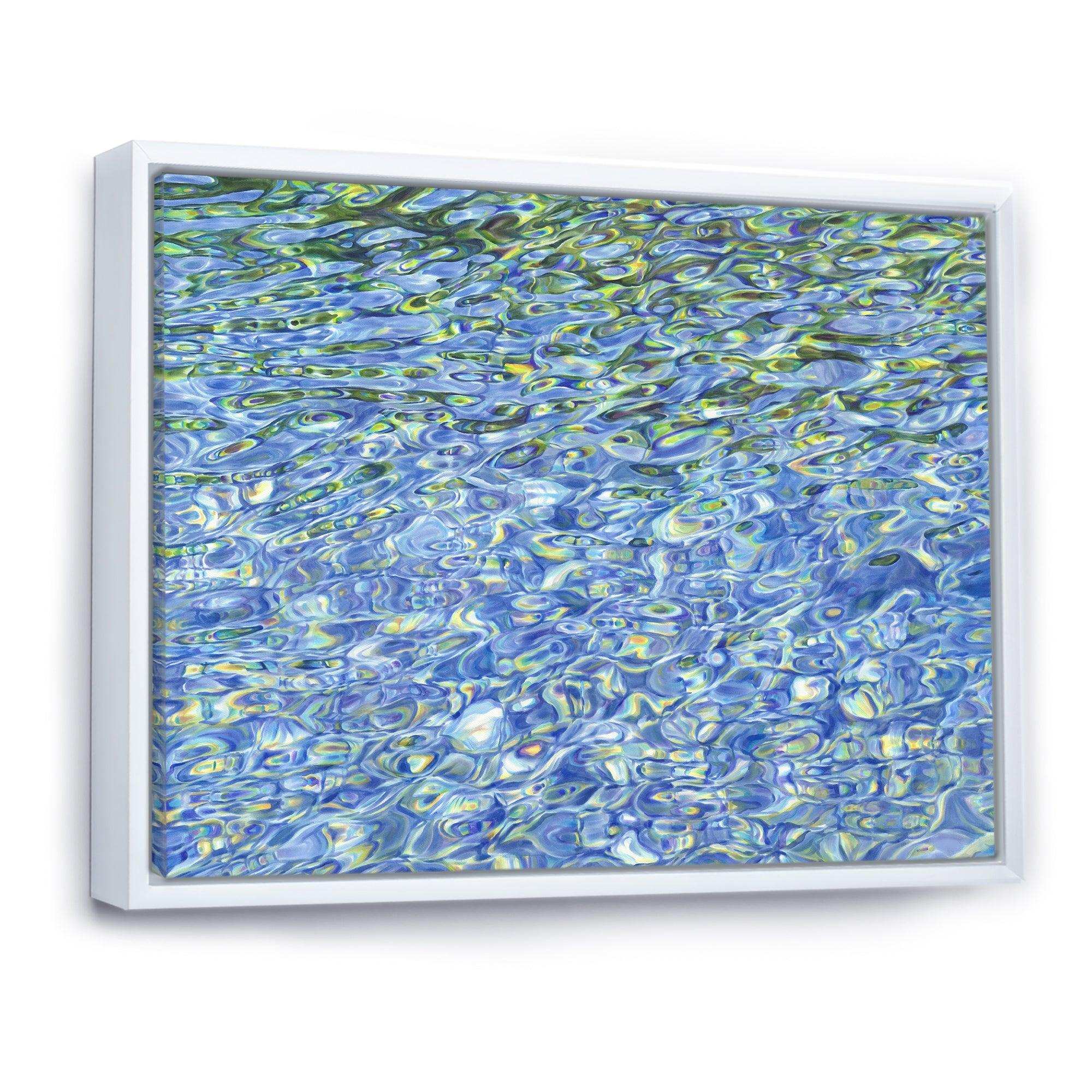 Sunny Water With Transparent Waves Reflecting Gentle Sunshine II