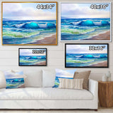 Seascape With Sunlight Catching A Wave