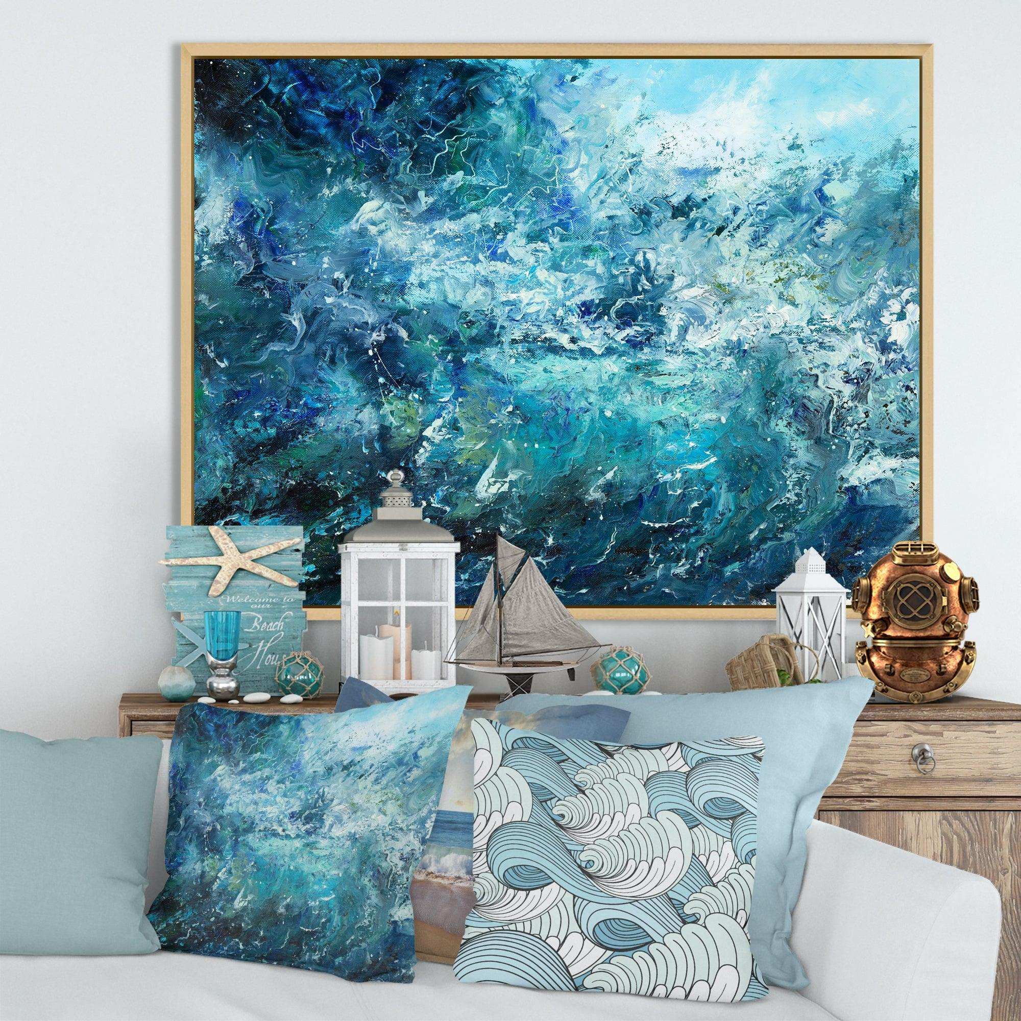 Wild Blue Ocean Waves V