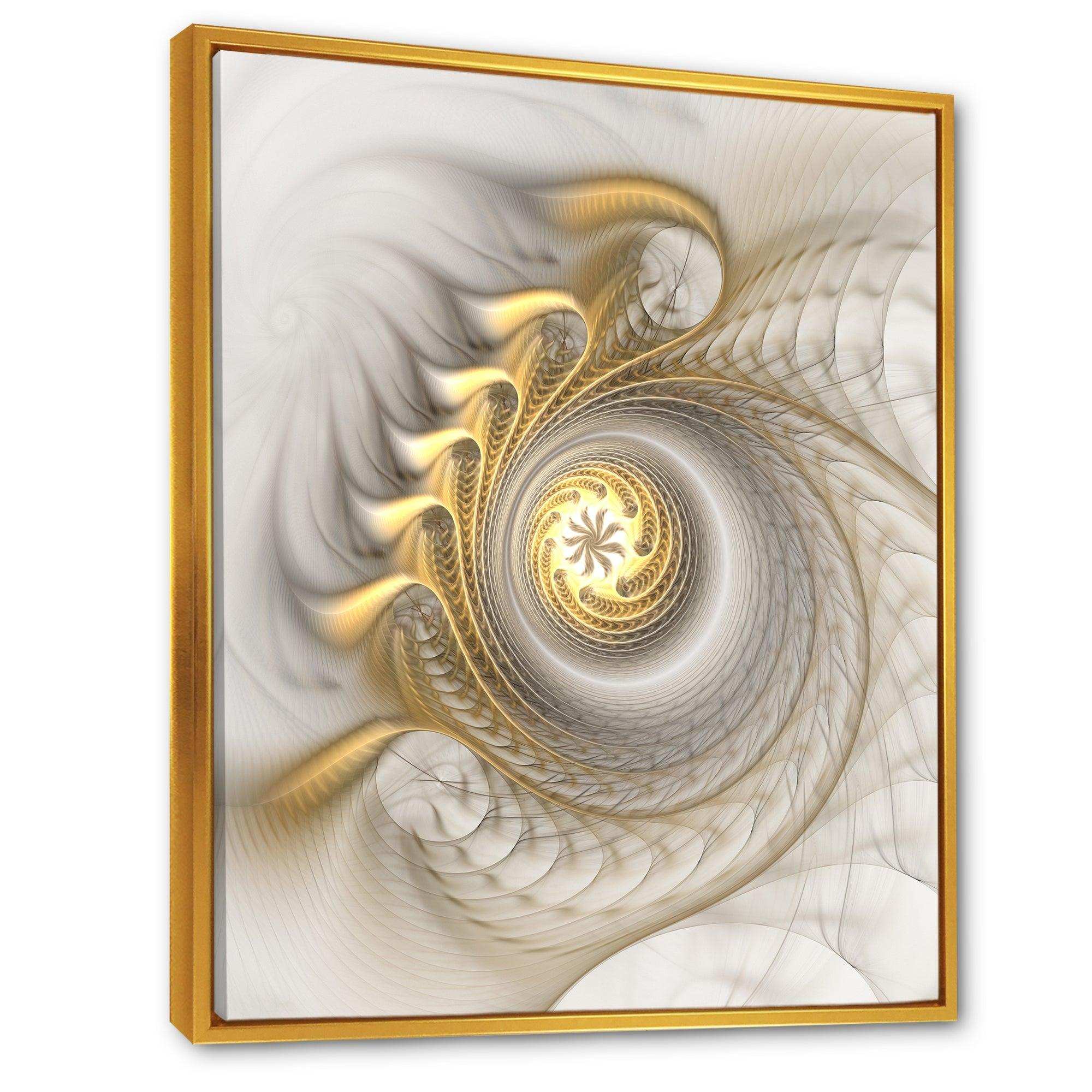 Glowing Fractal With Recursive Curves