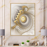 Glowing Fractal With Recursive Curves