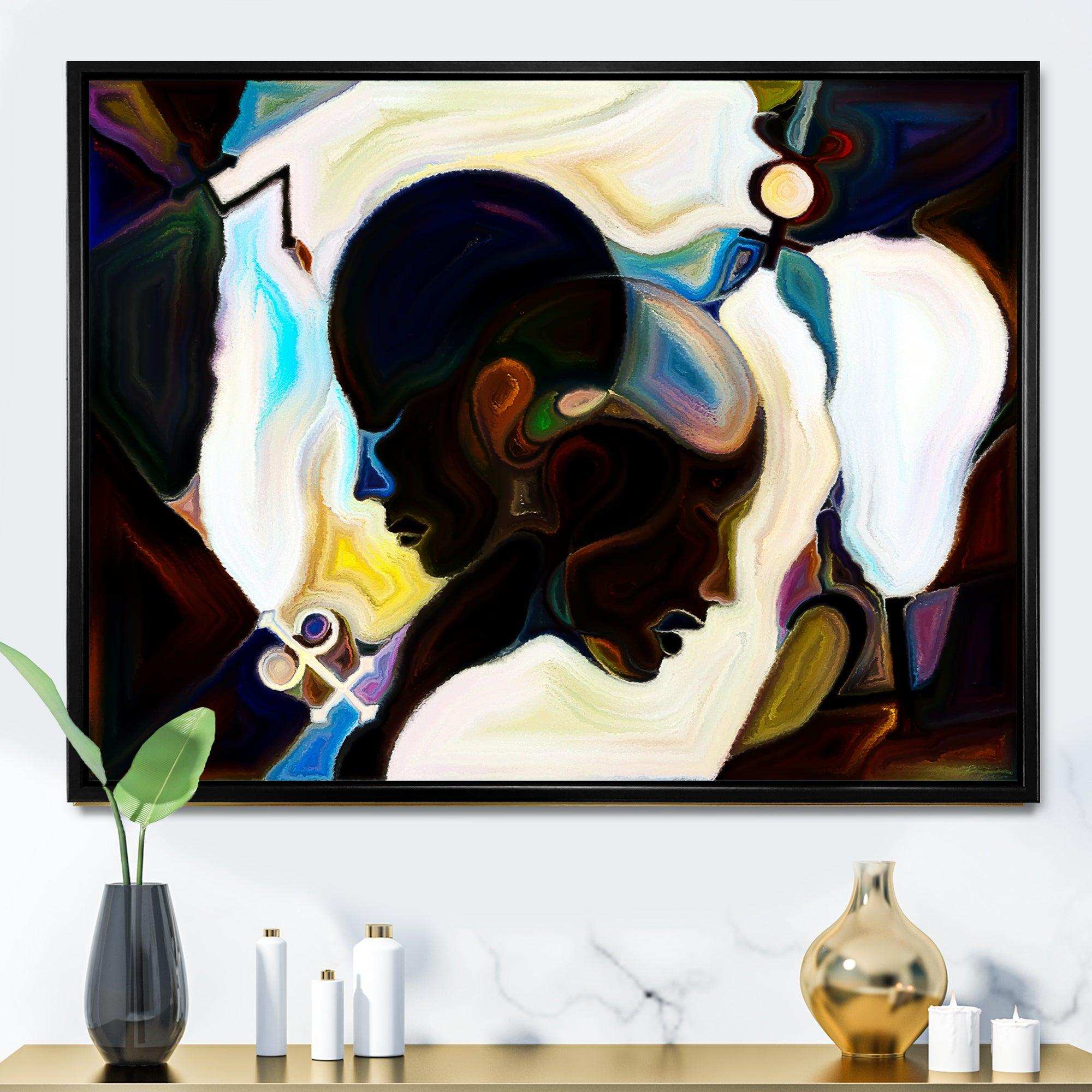 Union Of Male And Female Faces I