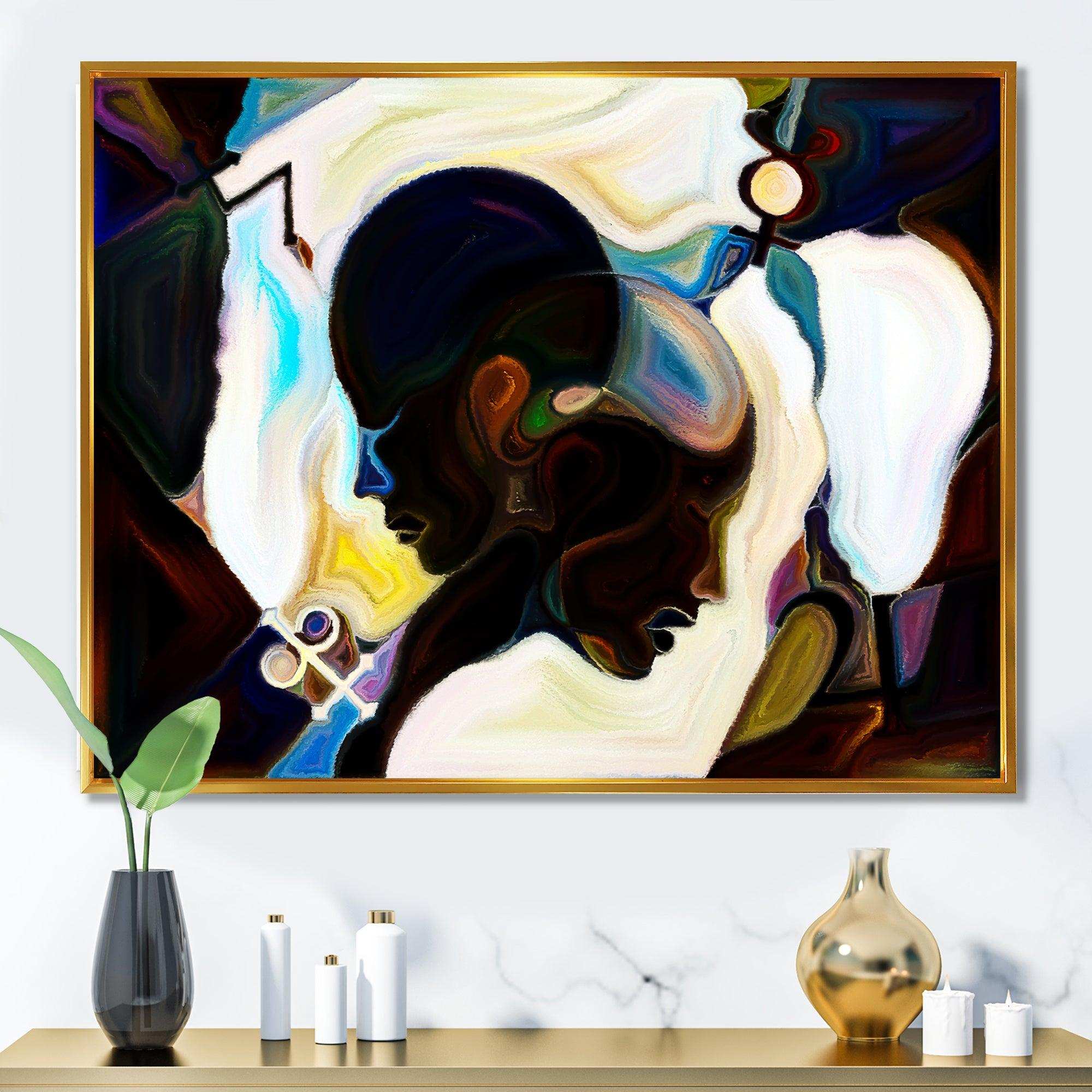 Union Of Male And Female Faces I