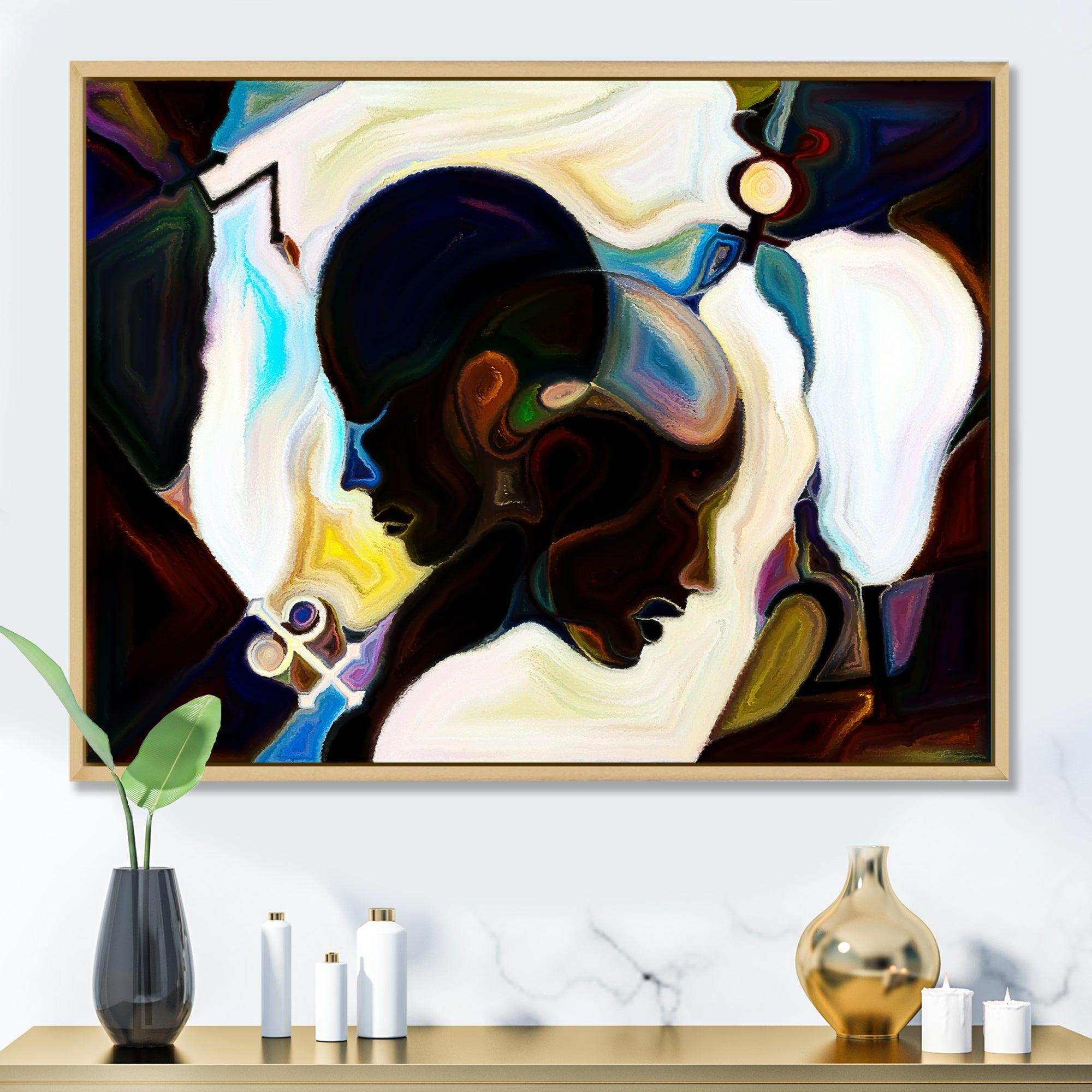 Union Of Male And Female Faces I