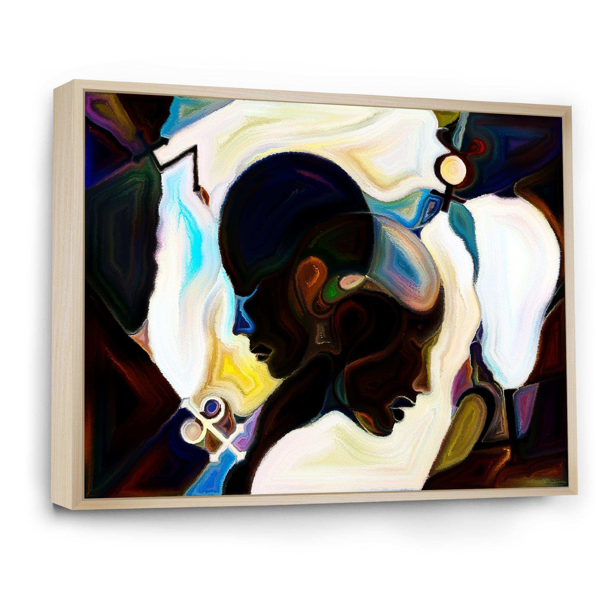 Union Of Male And Female Faces I