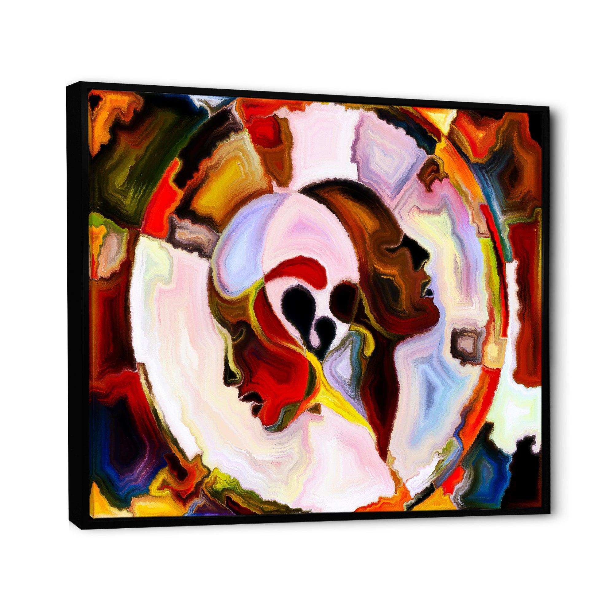 Union Of Male And Female Faces III