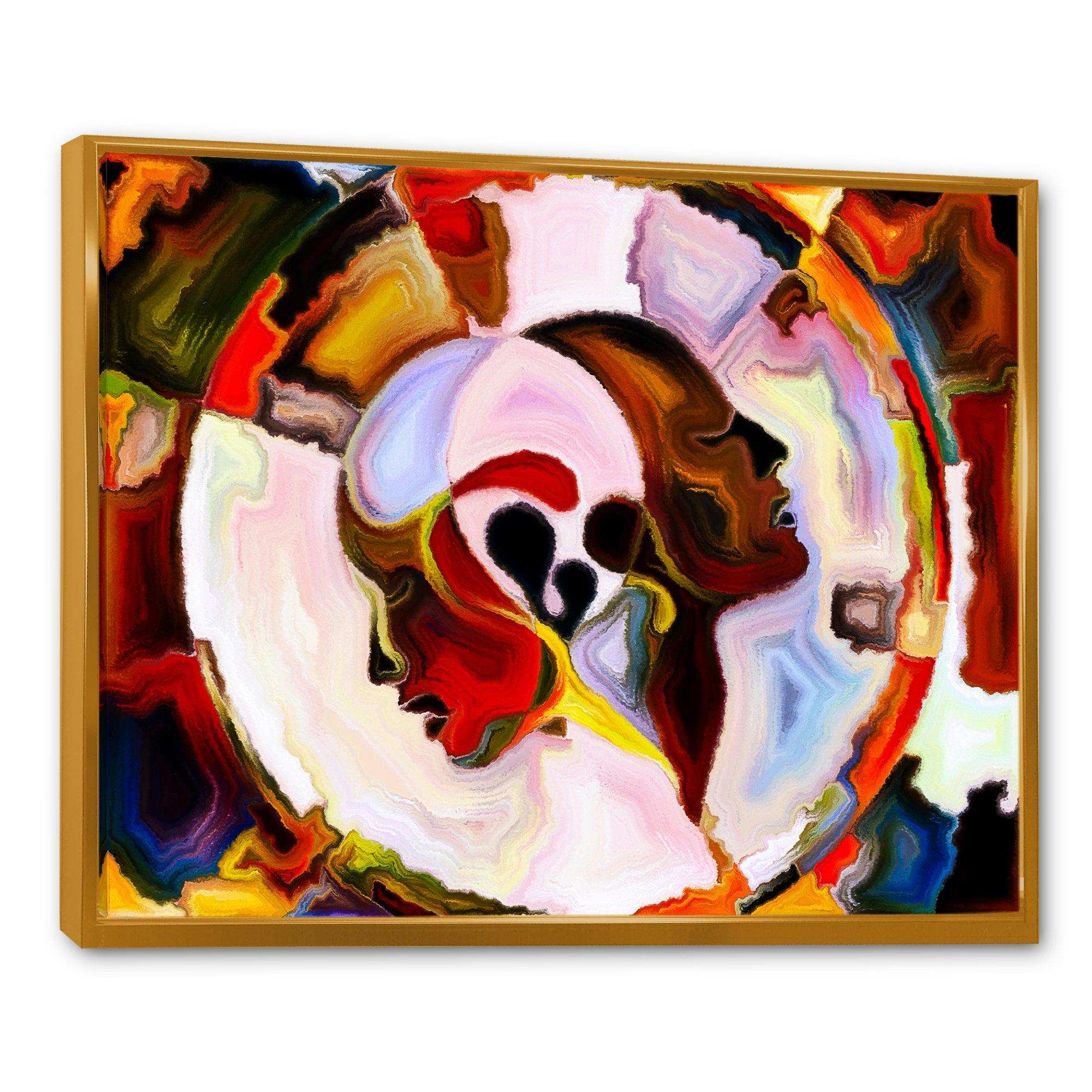 Union Of Male And Female Faces III