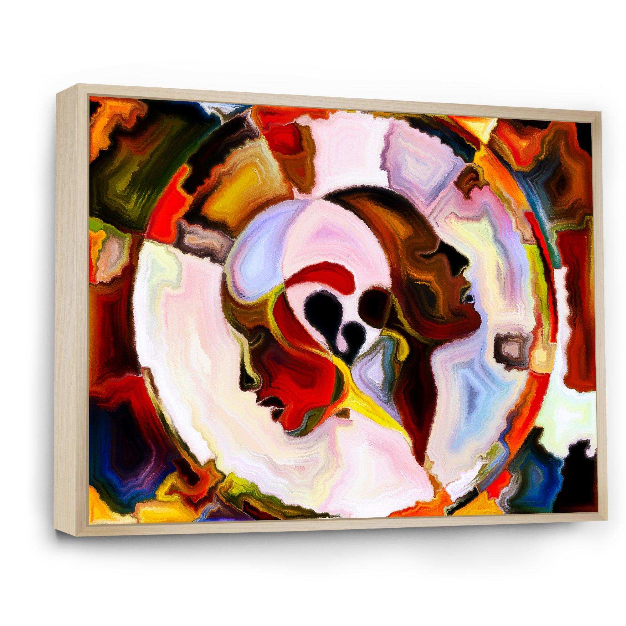 Union Of Male And Female Faces III