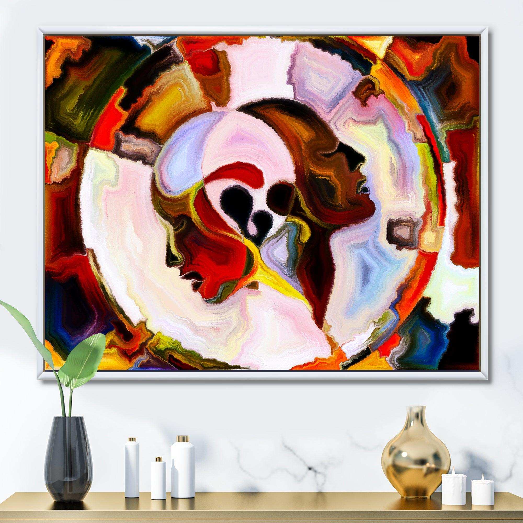 Union Of Male And Female Faces III