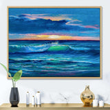 Sunshine Reflecting Throug Braking Waves IX