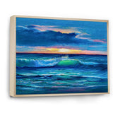 Sunshine Reflecting Throug Braking Waves IX