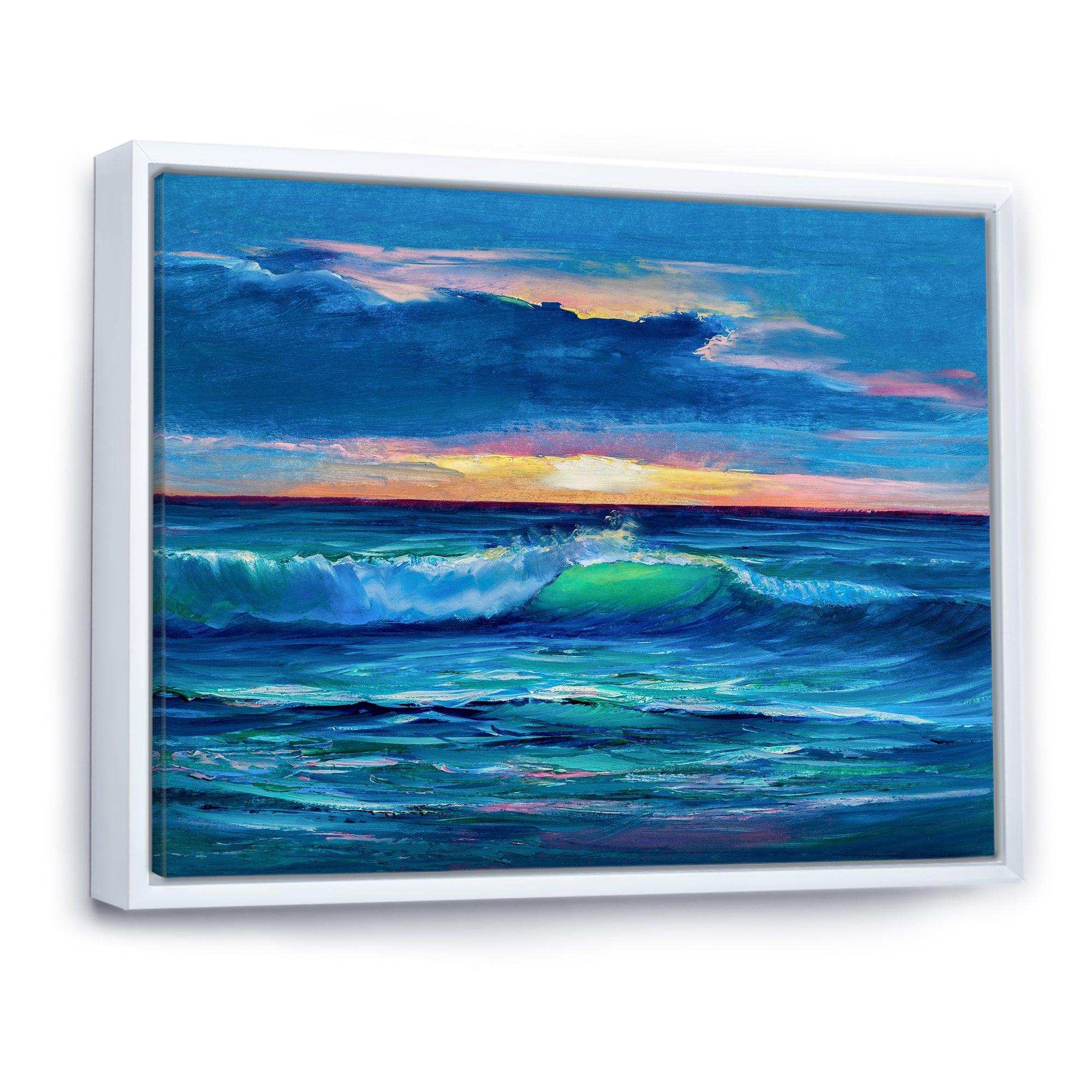 Sunshine Reflecting Throug Braking Waves IX