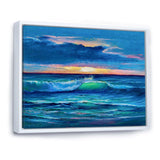 Sunshine Reflecting Throug Braking Waves IX