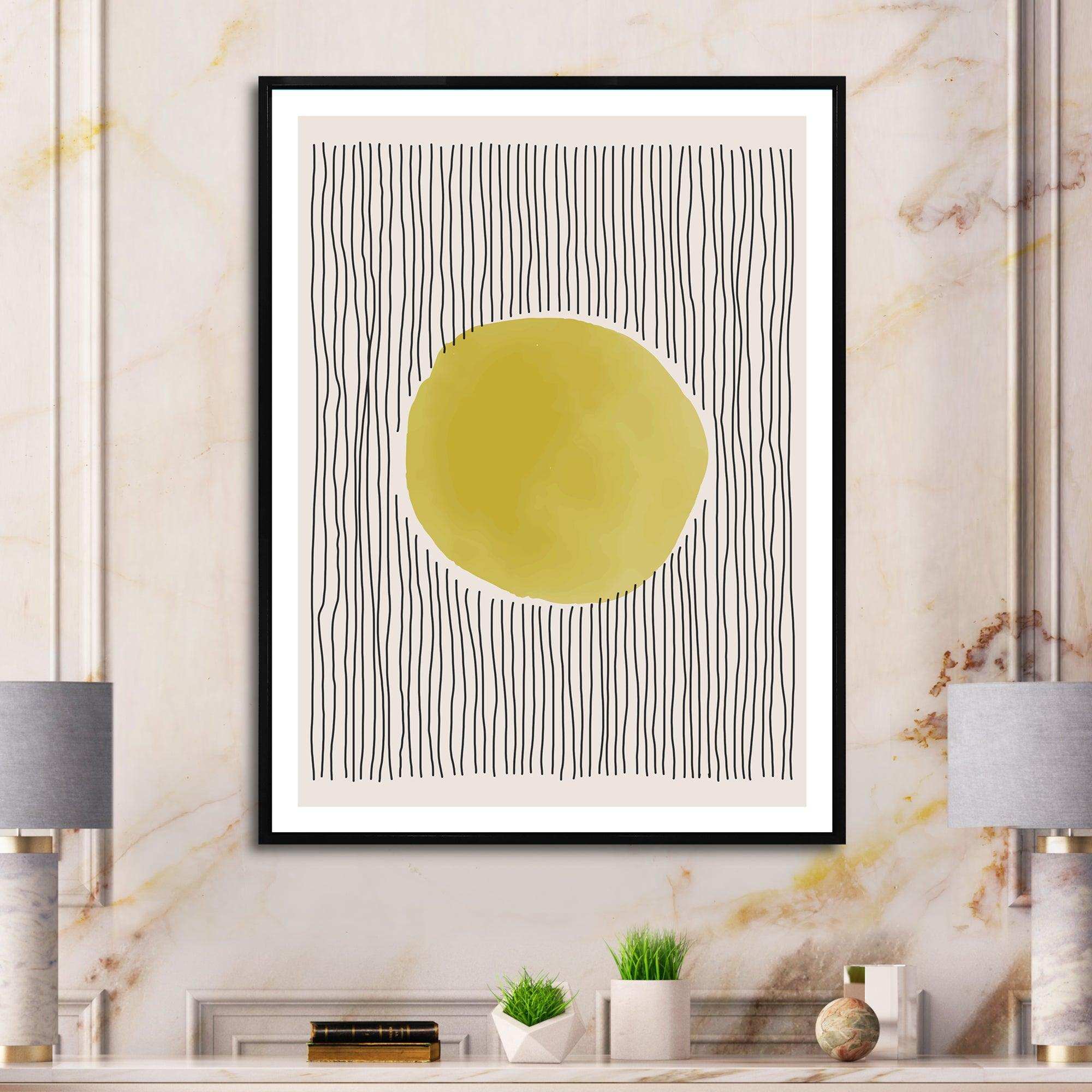 Minimal Geometric Lines And Circle I