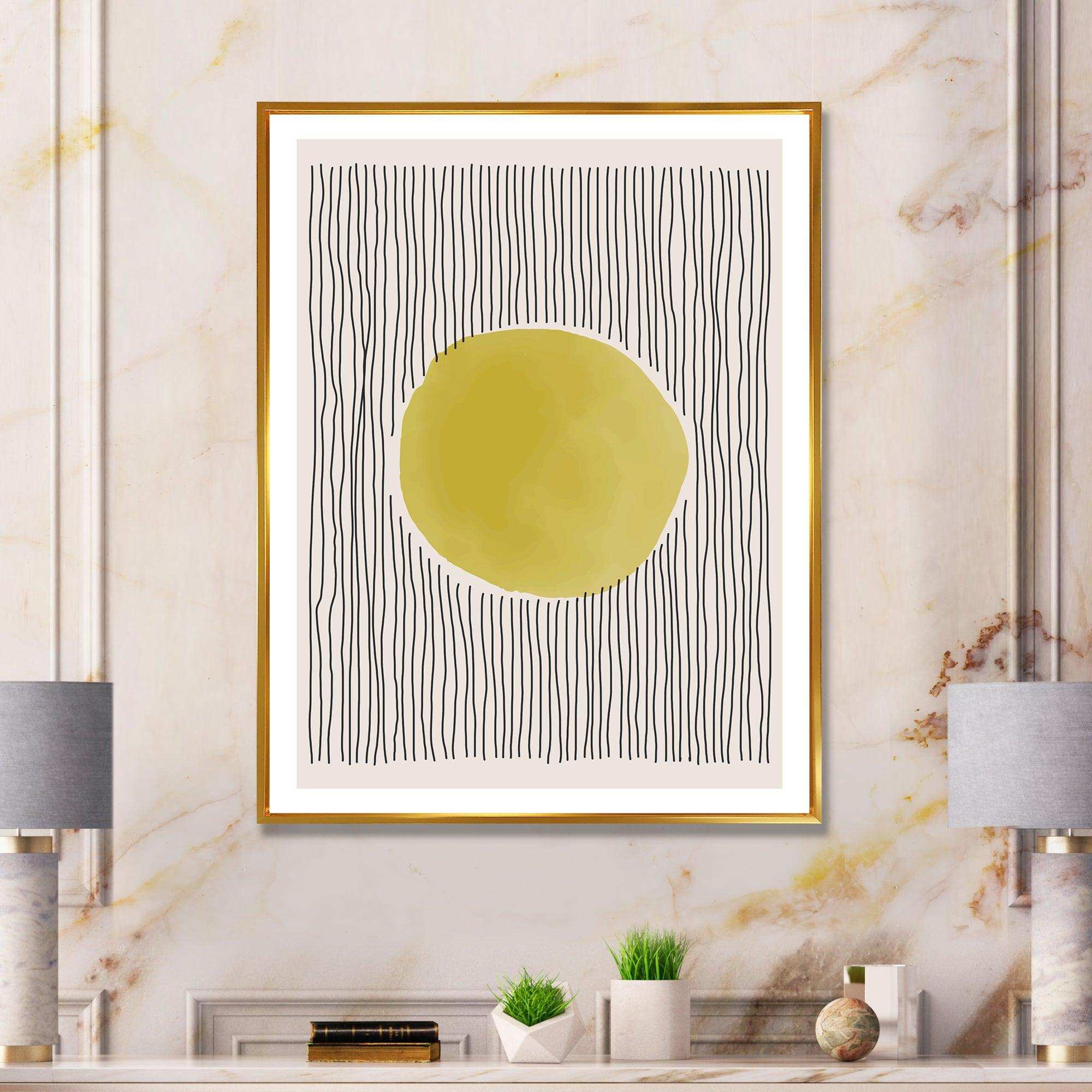 Minimal Geometric Lines And Circle I