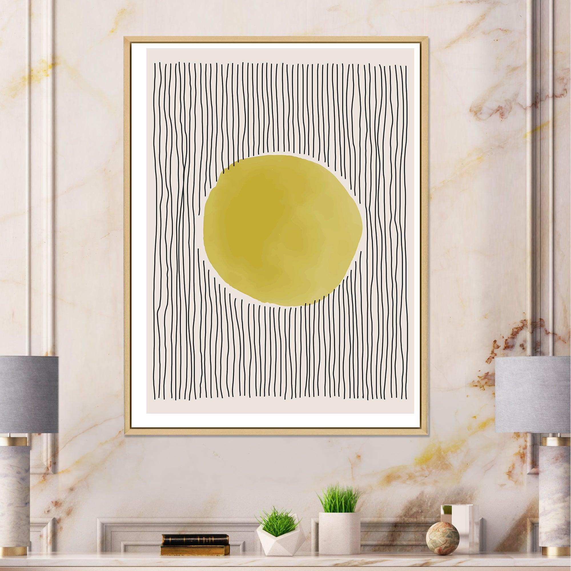 Minimal Geometric Lines And Circle I