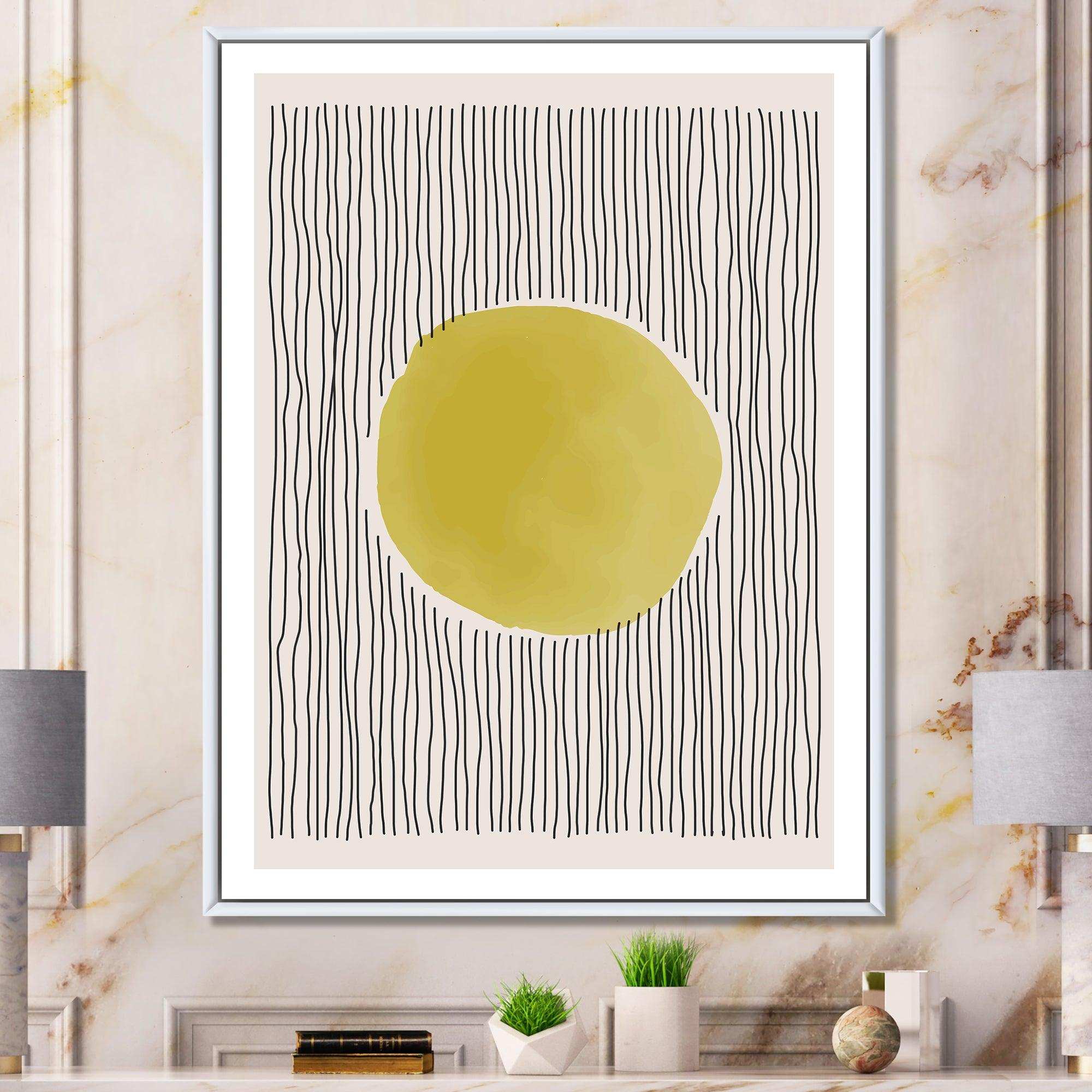 Minimal Geometric Lines And Circle I