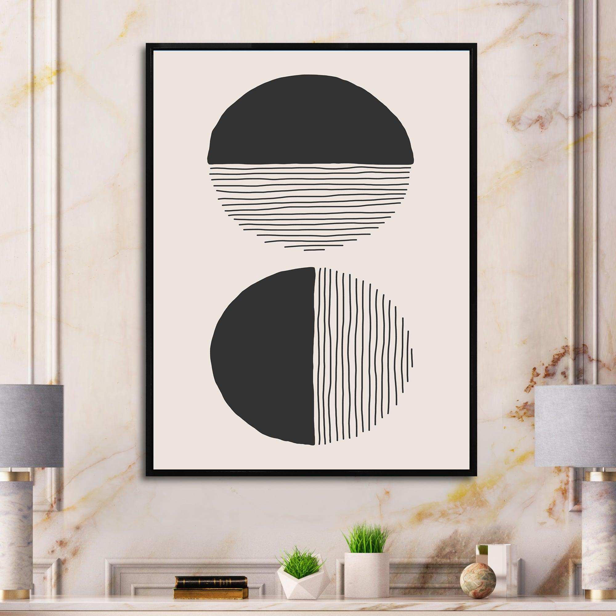 Minimal Geometric Lines And Circle IV